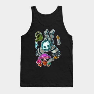 skull astronaut nr3 outline Tank Top